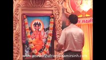 Aniruddha Bapu doing Dattatreya Aarati on Dhanalakshmi Pujan Utsav