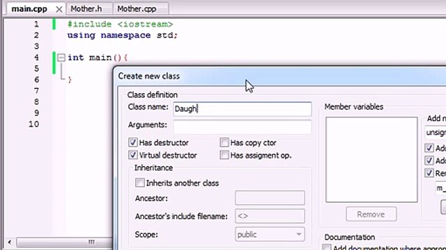 Buckys C++ Programming Tutorials - 52 - Inheritance