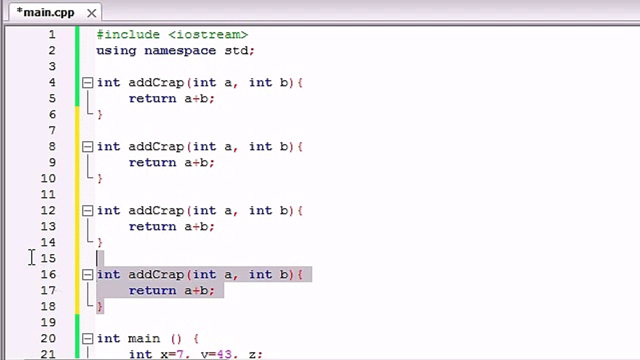 Buckys C++ Programming Tutorials - 58 - function Templates