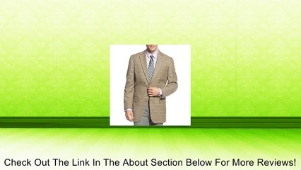 Club Room Brown Houndstooth & Windowpane New Men's Sport Coat Review