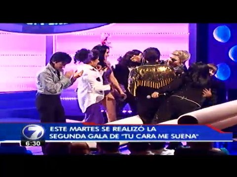 Luis Alonso Naranjo y Angie Valverde ganan la segunda gala de “Tu cara me suena”