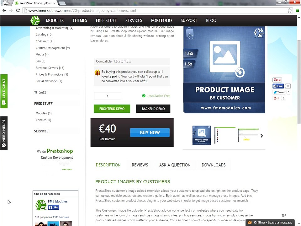 FME's PrestaShop Image Upload Extension