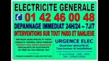 ELECTRICIEN PARIS 16 75016 75116 DEPANNAGE ELECTRICITE 7/7