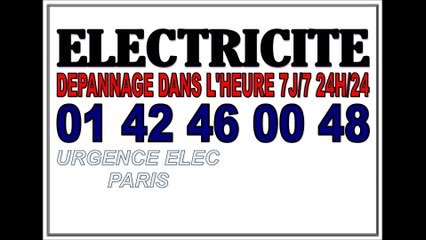 ELECTRICIEN PARIS 16 75016 75116 DEPANNAGE ELECTRICITE 7/7