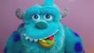 kinder surprise cartoon toy Monster Sulley Disney unboxing play doh cookie playdough toys - YouTube