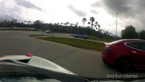 Tesla Model S P85D vs Ferrari 458 Italia