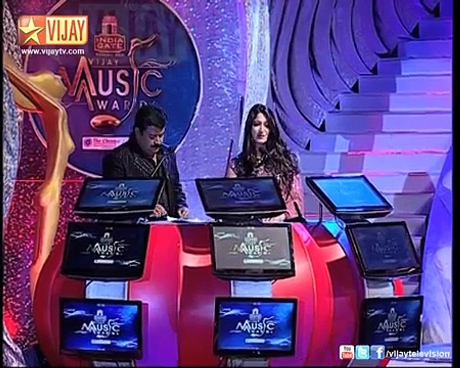 Vijay Music Awards - Violinists Dr.L.Subramaniam and Ambi Subramaniam