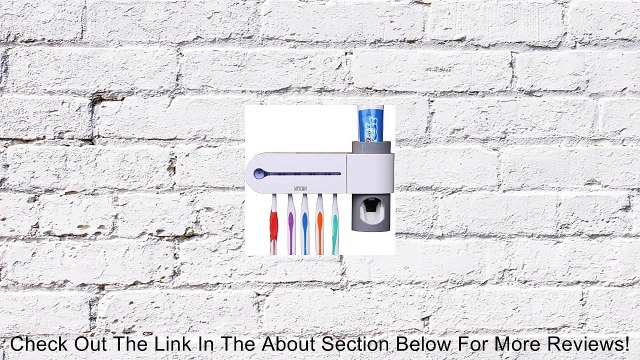 WAYCOM Automatic Toothpaste Squeezer and Holder Set Toothpaste Dispenser Family Toothbrush Sanitizer Sterilizer,5 Brush Holder Review