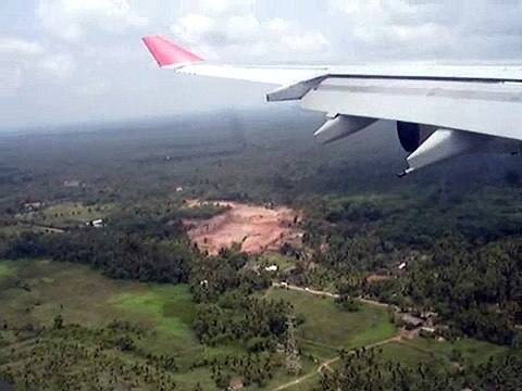 Sri Lankan Airlines Airbus A340 Landing in Colombo, Sri Lanka