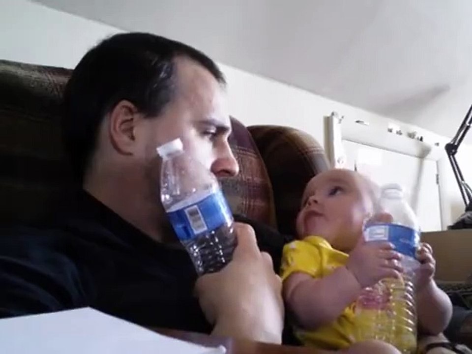 Father and daughter funny game smile emoticon