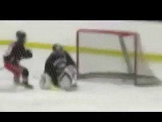 epic goal during high school hockey game