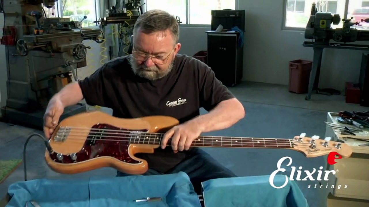 Setting Up Your Bass Guitar: Bridge Action Height Adjustment  (Step 2 of 4)