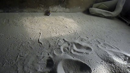 Flow through newly installed Product Chute