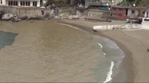 Zonguldak'ta Deniz Çamur Rengini Aldı