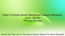 Flash Furniture Beech Bentwood Leisure Reception Chair, Brown Review