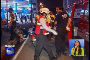 Accidente en el centro de Guayaquil dejó tres lesionados