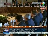 Cristina Fernández habla de proyectos de energía nuclear en Argentina