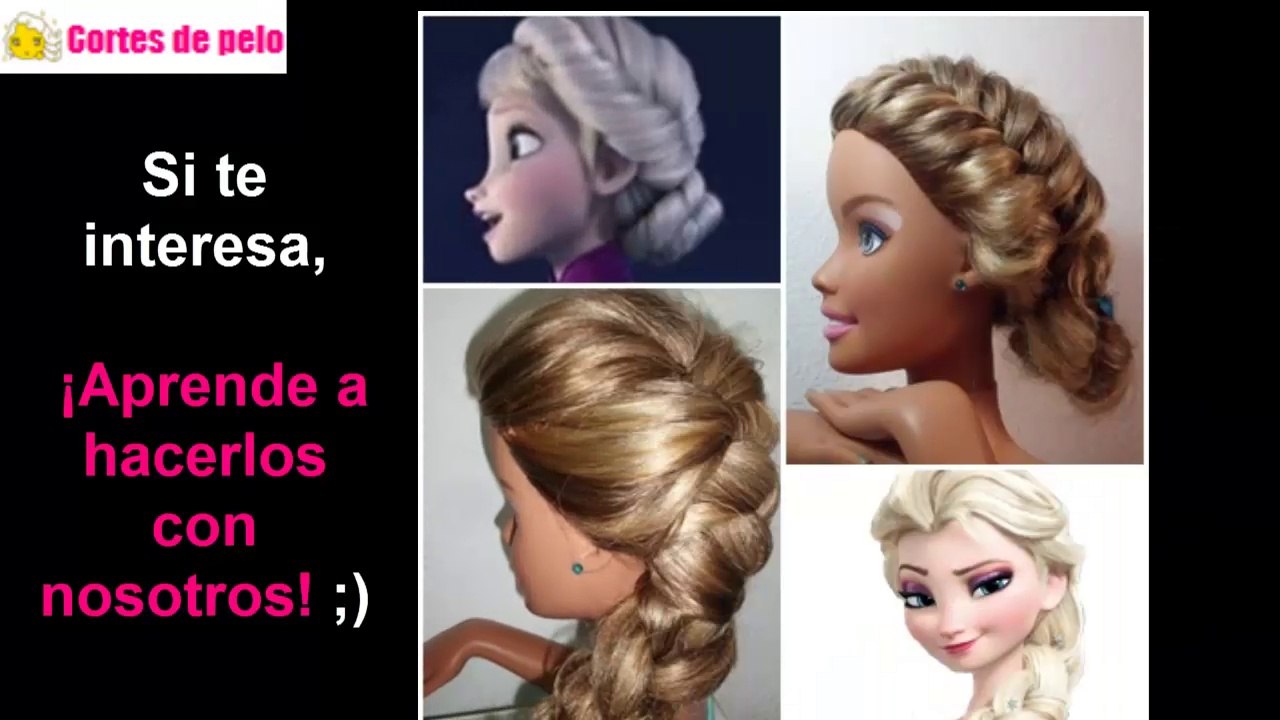 2 PEINADOS ELSA FROZEN | Paso a Paso con Barbie!