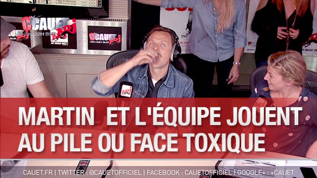 Martin Solveig et l'équipe jouent au Pile ou Face Toxique - C'Cauet sur NRJ