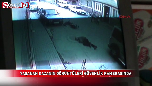 Saniye saniye kaza anı kamerada