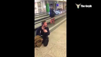 Yürüyen merdivende fitness