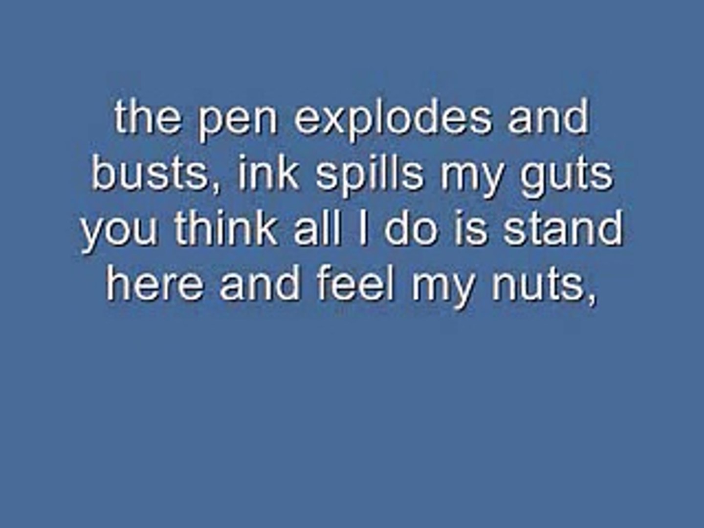 Eminem Rabbit Run W Lyrics Video Dailymotion