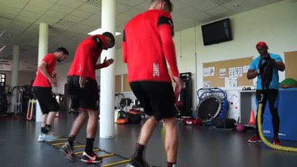 Séance boxe pour les gardiens du SRFC