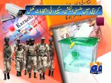 DG Rangers visits polling stations in NA-246-Geo Reports-22 Apr 2015