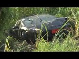Lamborghini Gallardo Crashes & Splits In Two Pieces! Driver Walks Away Unharmed!