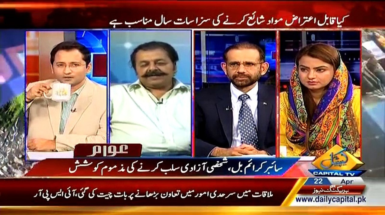 Cyber Crime Bill of Pakistan (Awaam  22nd April 2015)