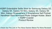 HQRP Extendable Selfie Stick for Samsung Galaxy S3, Galaxy S4, Galaxy S4 Mini, Galaxy S5, Galaxy S5 Mini, Galaxy Stratosphere II Smartphone Self Portrait Handheld Stick Monopod Photo Gadget Holder, Black + HQRP Coaster Review