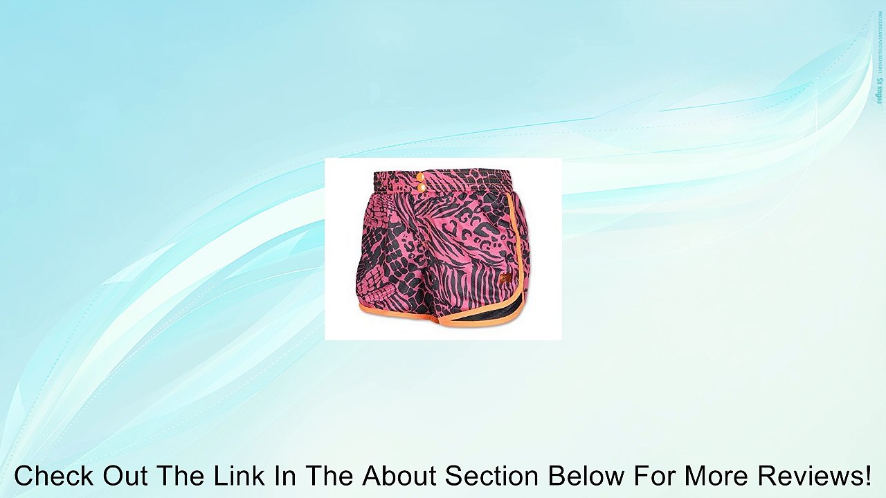Nike Girl's Wild Safari Print Mesh Shorts Pink/Black/Orange Review