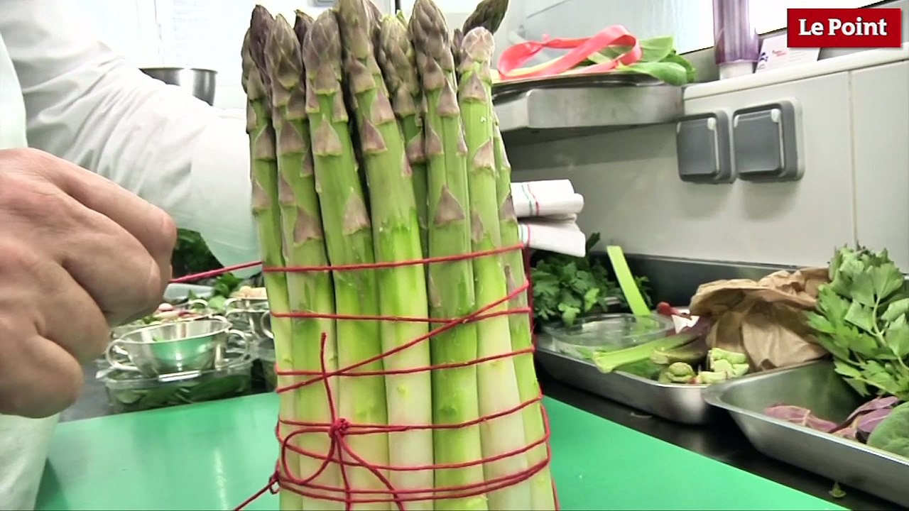 Les asperges à la verticale d'Alain Passard