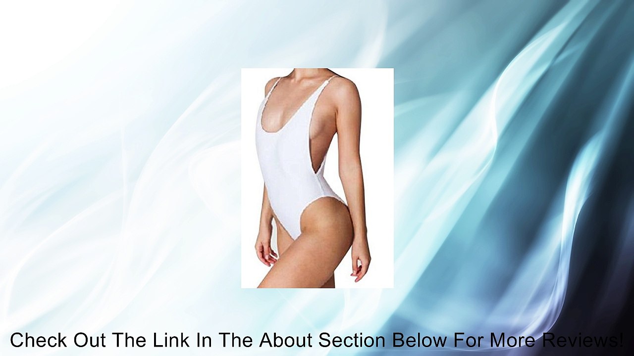 TRURENDI Basic Solid Deep Plunge Arm Hole Sexy Backless Open Bodysuit Review