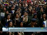 Maduro recibió un doctorado de la Universidad Bolivariana