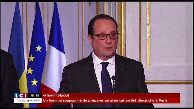 TextO’ : Attentat déjoué - Petro Porochenko : le terrorisme aujourd'hui n'a pas de frontière, la recette de la lutte, c'est l'unité
