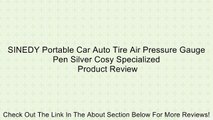 SINEDY Portable Car Auto Tire Air Pressure Gauge Pen Silver Cosy Specialized Review