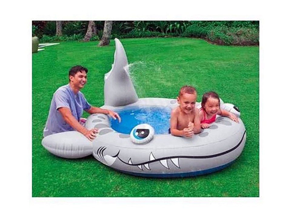 Sandy Shark Spray Pool