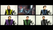 Guys singing Mortal Kombat theme song a capella is Epic!