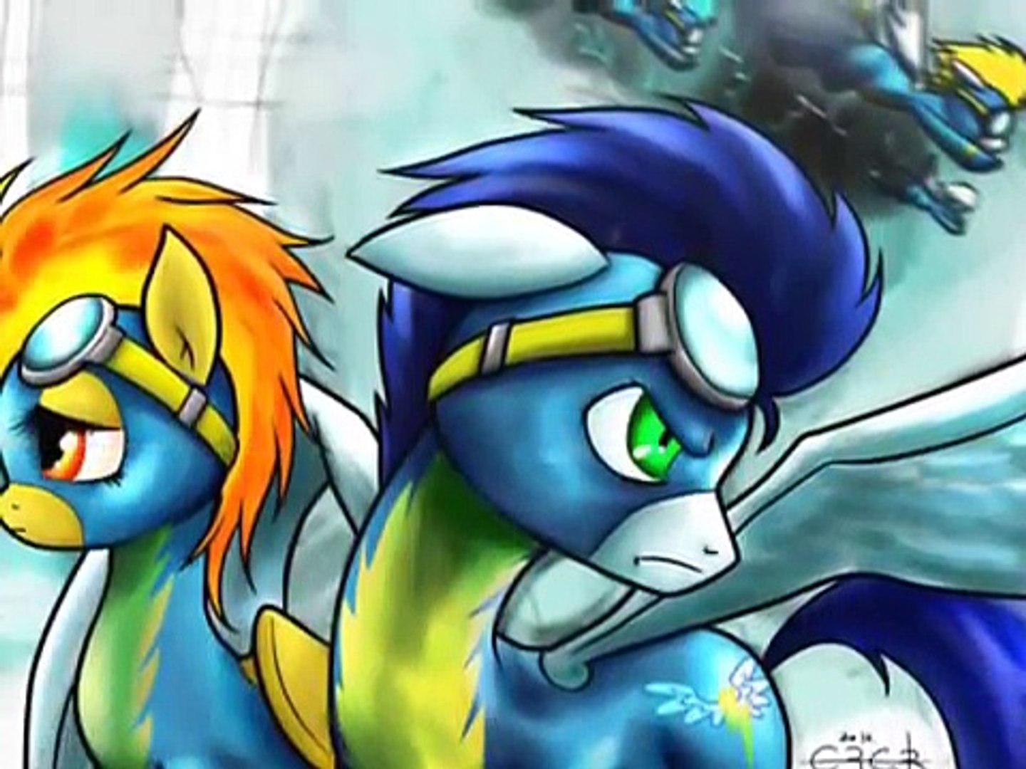 my little pony rainbow dash and soarin kids