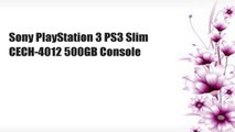 Sony PlayStation 3 PS3 Slim CECH-4012 500GB Console