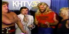 (Rare) Freebirds Promo celebrating Terry Gordy as the new UWF Champion on Houston Wrestling Local TV 39