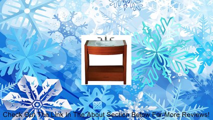 Sag Harbour 8-inch Lovely Vanity, Fit In Small Spaces, Finish Cherry Review