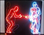 Neon installations of Bruce Nauman