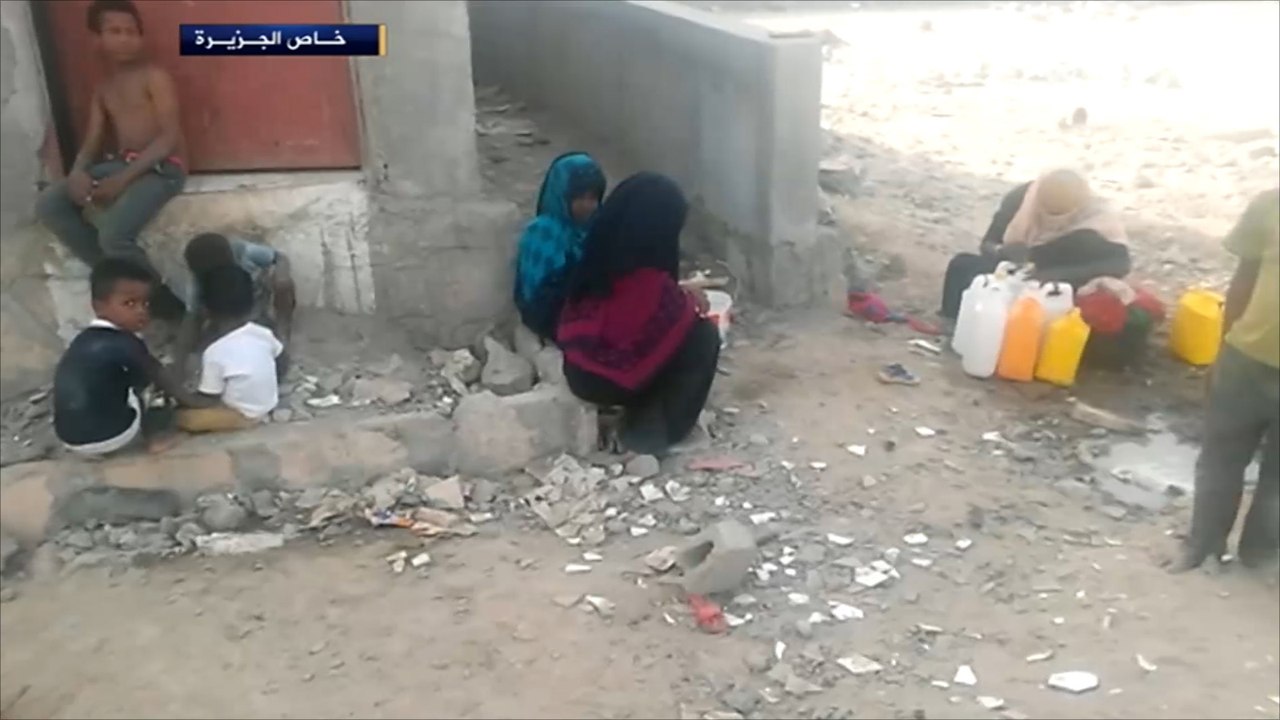 أوضاع إنسانية صعبة في مخيم النزوح بأبين