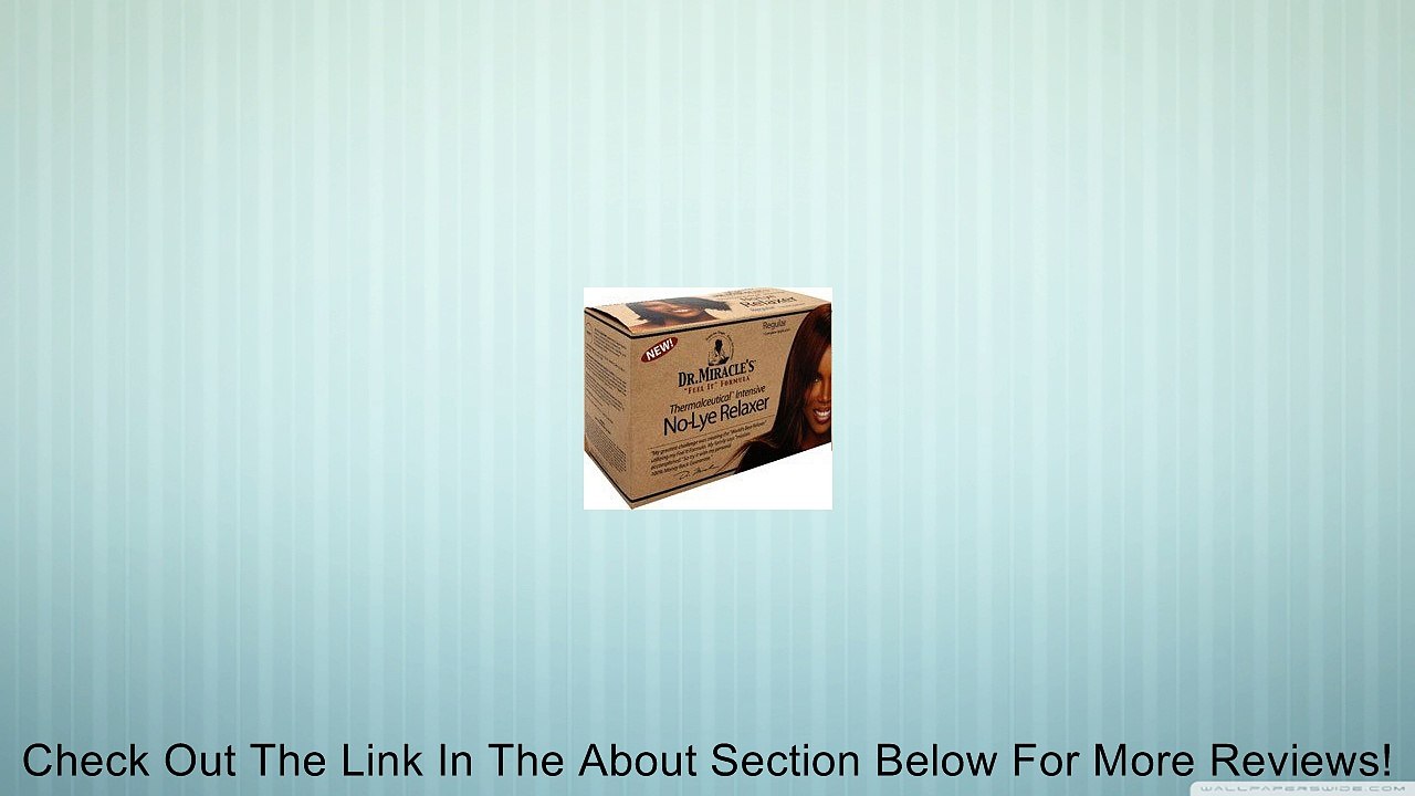 Dr Miracles Hair Relaxer Kit Review