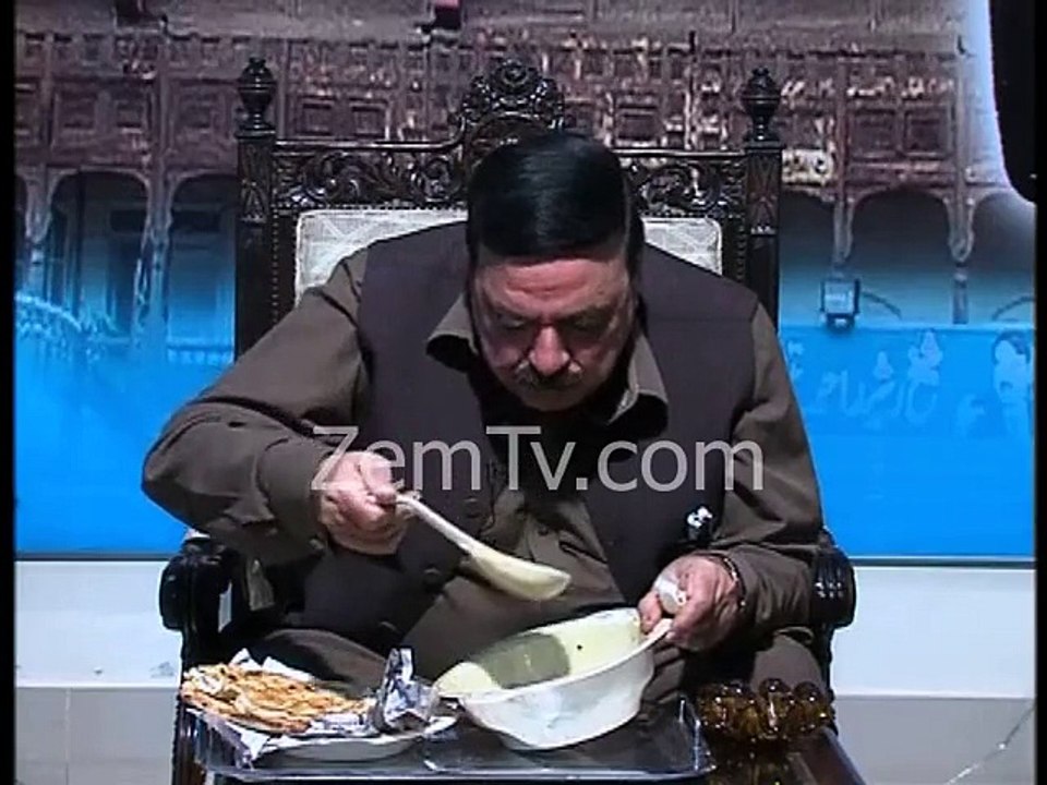 Sheikh Rasheed's Wearied Way Of Eating Never Seen Before