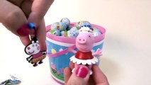Huevos Sorpresa de Peppa Pig en Español Cubo con 25 Huevos Sorpresa de Peppa Pig