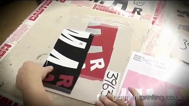 T-Shirt Screen Printing Process