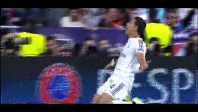 Goal Javier Hernández - Real Madrid 1-0 Atlético de Madrid - 22-04-2015 Champions League - Play Offs